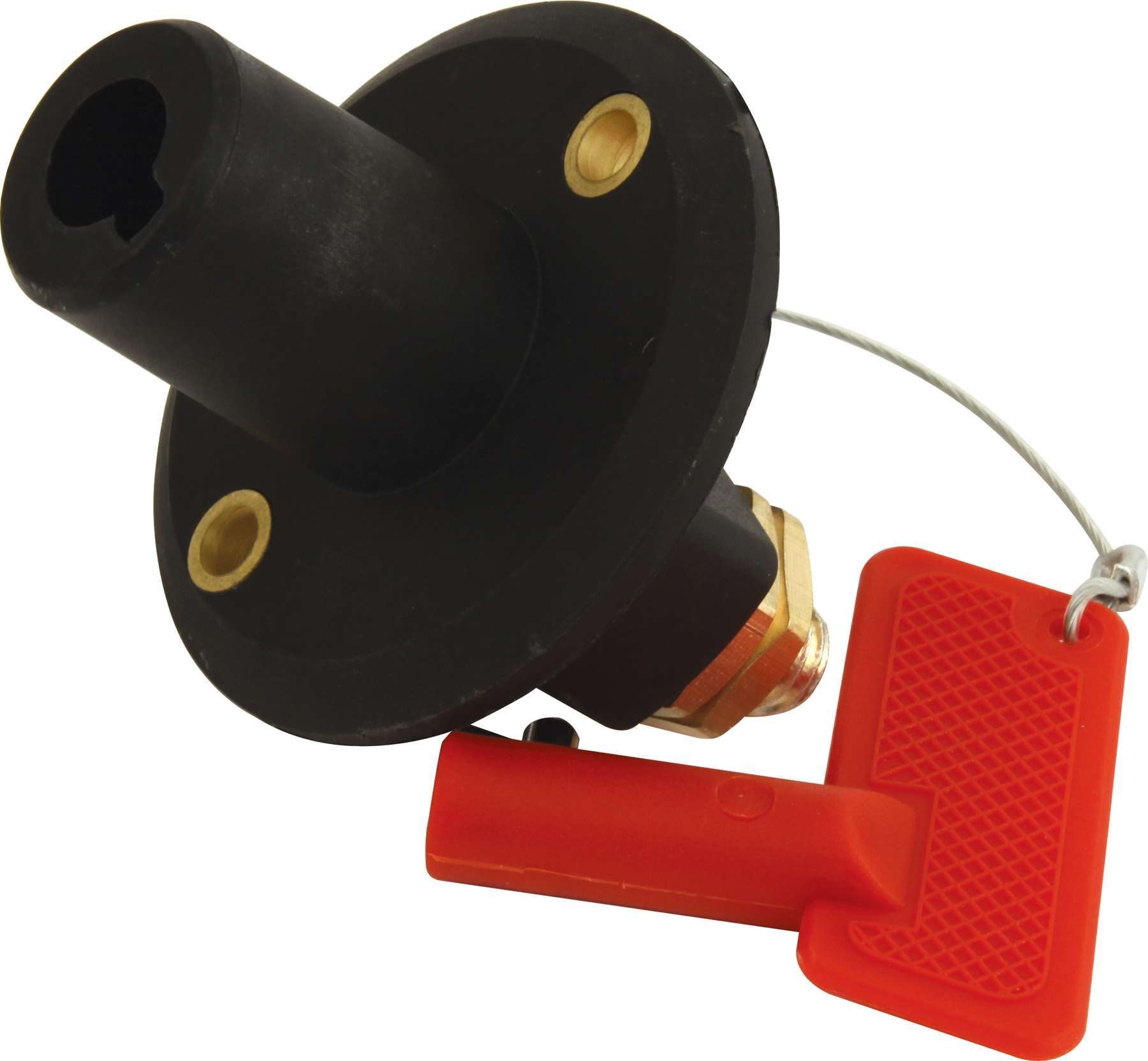 QUICKCAR Racing Products 55-003 Master Disconnect Economy Rotary Switch, 350 Amps, 12V Panel Mount with Removable Key