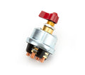 QUICKCAR RACING PRODUCTS 55-005 Master Disconnect Switch, 250 Amp, 12V Panel Mount Rotary Switch with Alternator Posts