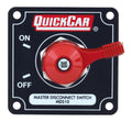 QUICKCAR RACING PRODUCTS MDS10A Rotary Panel Mount Battery Disconnect Switch with Alternator Posts, 12V, 250 Amps, Black Aluminum Handle