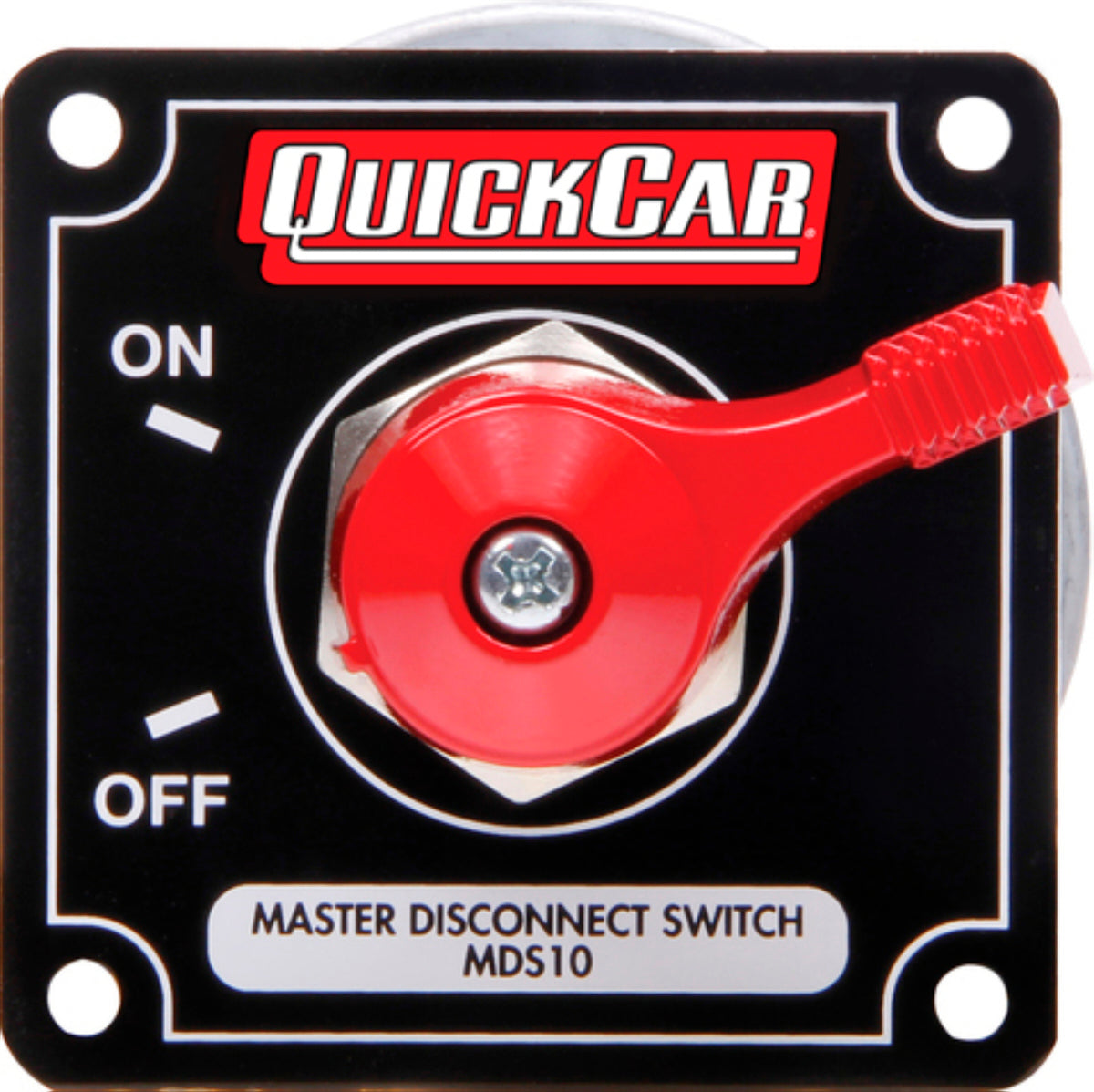 QUICKCAR RACING PRODUCTS Master Disconnect High Amp 4 Post Panel Mount Rotary Switch 250 Amps 12V Black