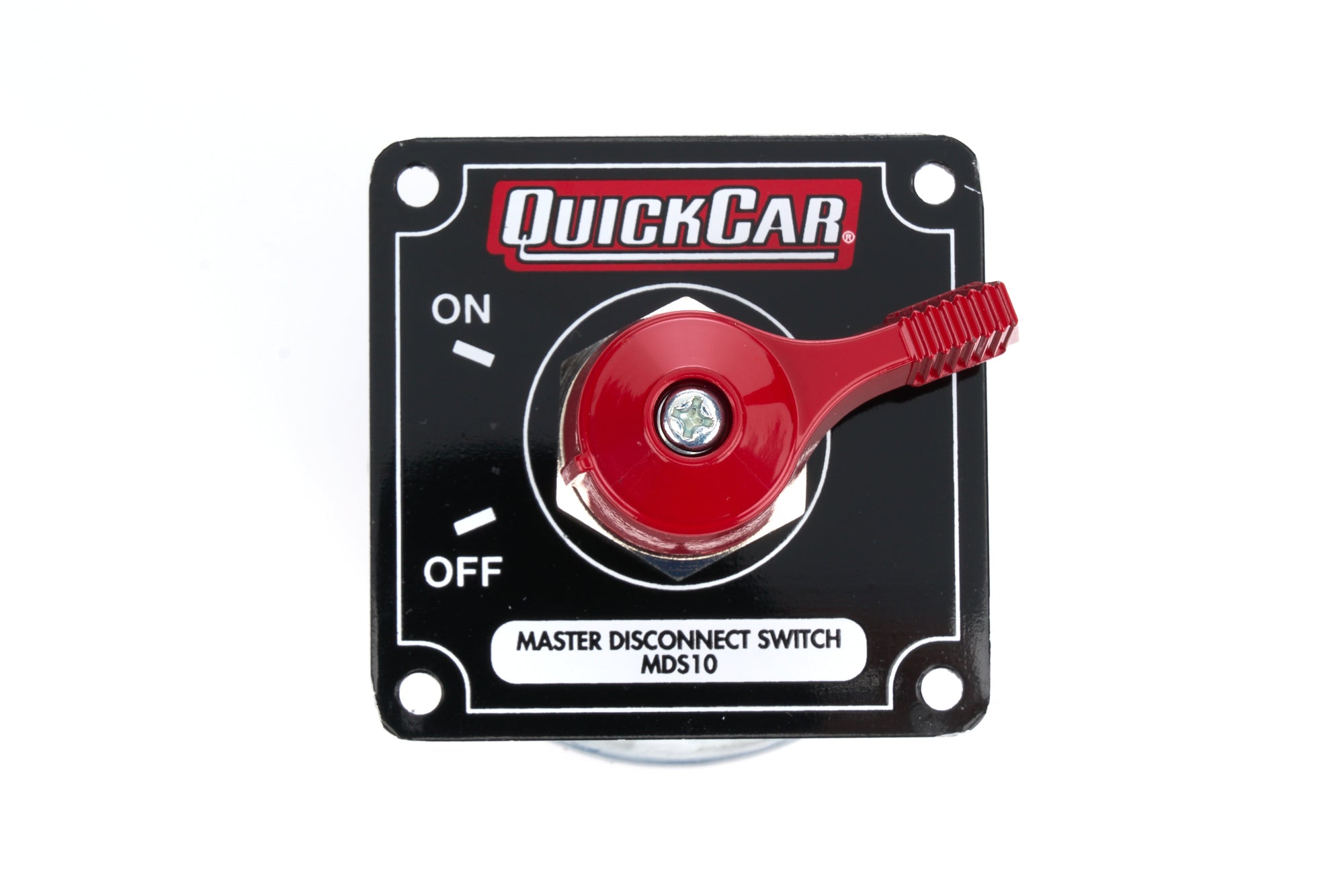 QuickCar Racing Products QRP55-015 Master Disconnect Switch, 250 Amp, 12V, Panel Mount with Aluminum Body and Black Finish