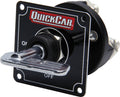 QuickCar Racing Products QRP55-031 Master Disconnect Switch with Removable Silver Key, 350 Amps, 12V Panel Mount Rotary Switch
