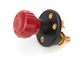 QuickCar Racing Products Battery Disconnect Switch, Part Number 55-040, 250 Amp, 12V Panel Mount with Push/Twist Operation