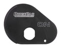 QuickCar Racing Products QRP55-063 Rock Guard Master Disconnect Aluminum Panel, Black Anodized
