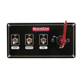 QuickCar Racing Products QRP55-7330 Ignition Panel Weatherproof with MSD 1 Accessories, 7 x 3.5 Inches, Dash Mount, Black