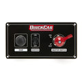 QuickCar Racing Products QRP55-8022 Ignition Panel with MSD and Auxiliary Switches, 7 x 3.5 Inches, Black
