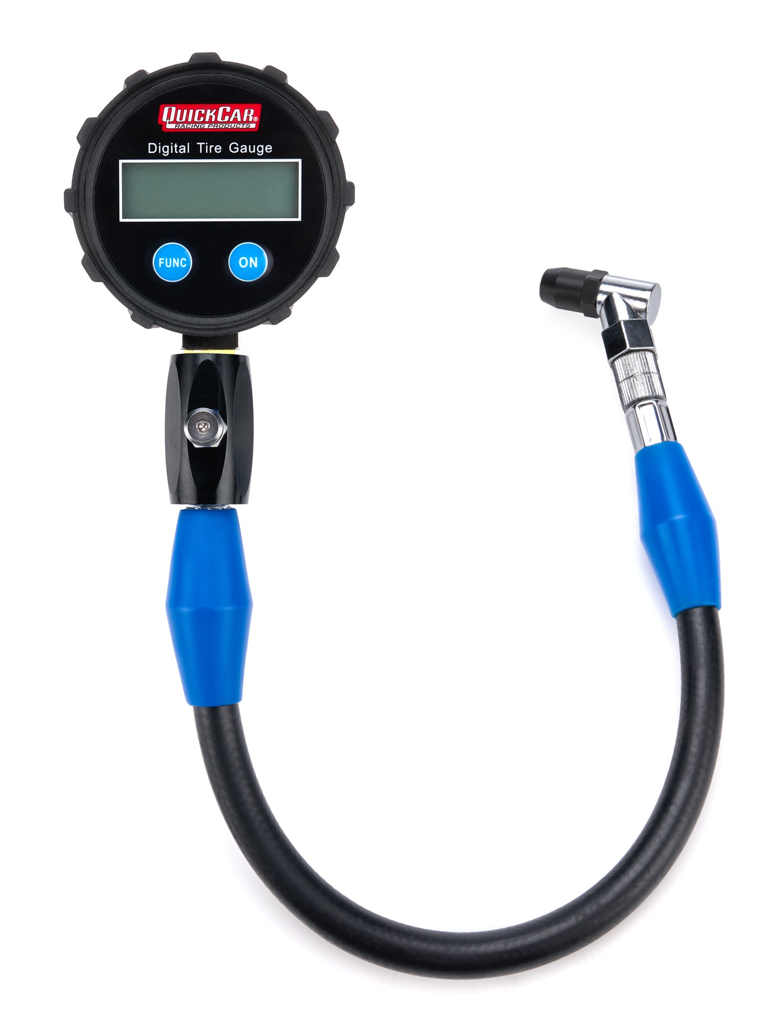 QuickCar Racing Products QRP56-085 Deluxe Digital Tire Gauge 0-60 psi, 2-1/2 Inch Diameter, Black Face, 1/100 lb Increments