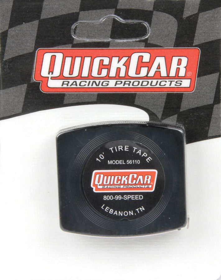 QUICKCAR Racing Products Hawk Stagger Tape Measure 10 ft Length, 0.25 in Width, Magnetic Back, Inch Graduations