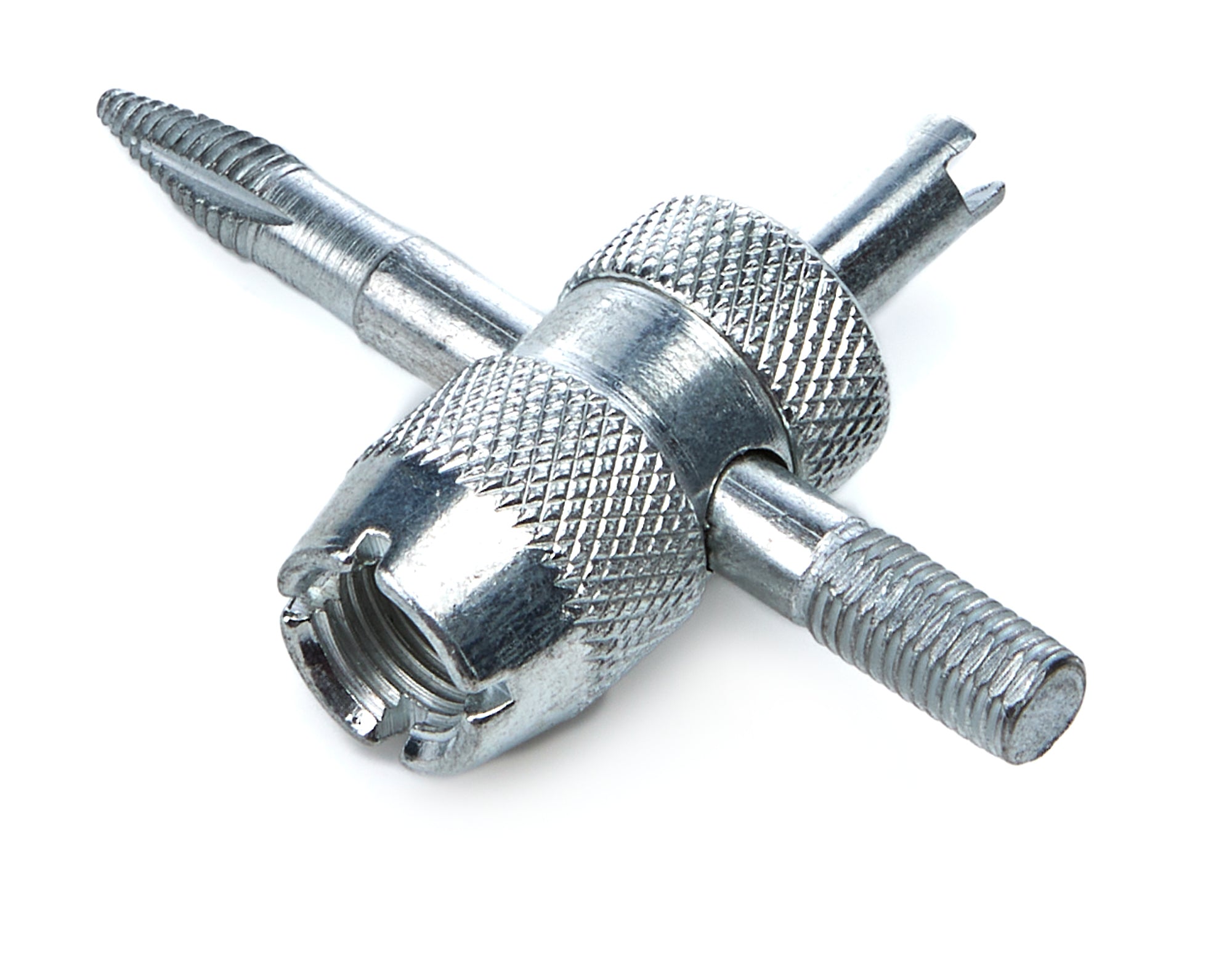 QUICKCAR RACING PRODUCTS Valve Stem Core Remover  Knurled Steel, Zinc Plated