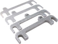 QuickCar Racing Products QRP56-124 Upper Control Arm Shim Kit - Aluminum, 6-Inch Center Spacing, 1/16 to 1/2 Inch Thickness