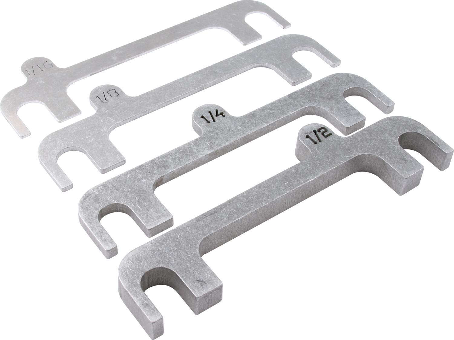 QuickCar Racing Products QRP56-124 Upper Control Arm Shim Kit - Aluminum, 6-Inch Center Spacing, 1/16 to 1/2 Inch Thickness
