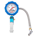 QUICKCAR Racing Products 56-221 Tire Inflator and Gauge, 0-20 psi, Analog, Liquid Filled, 2-1/4 Inch Diameter, Silver Face