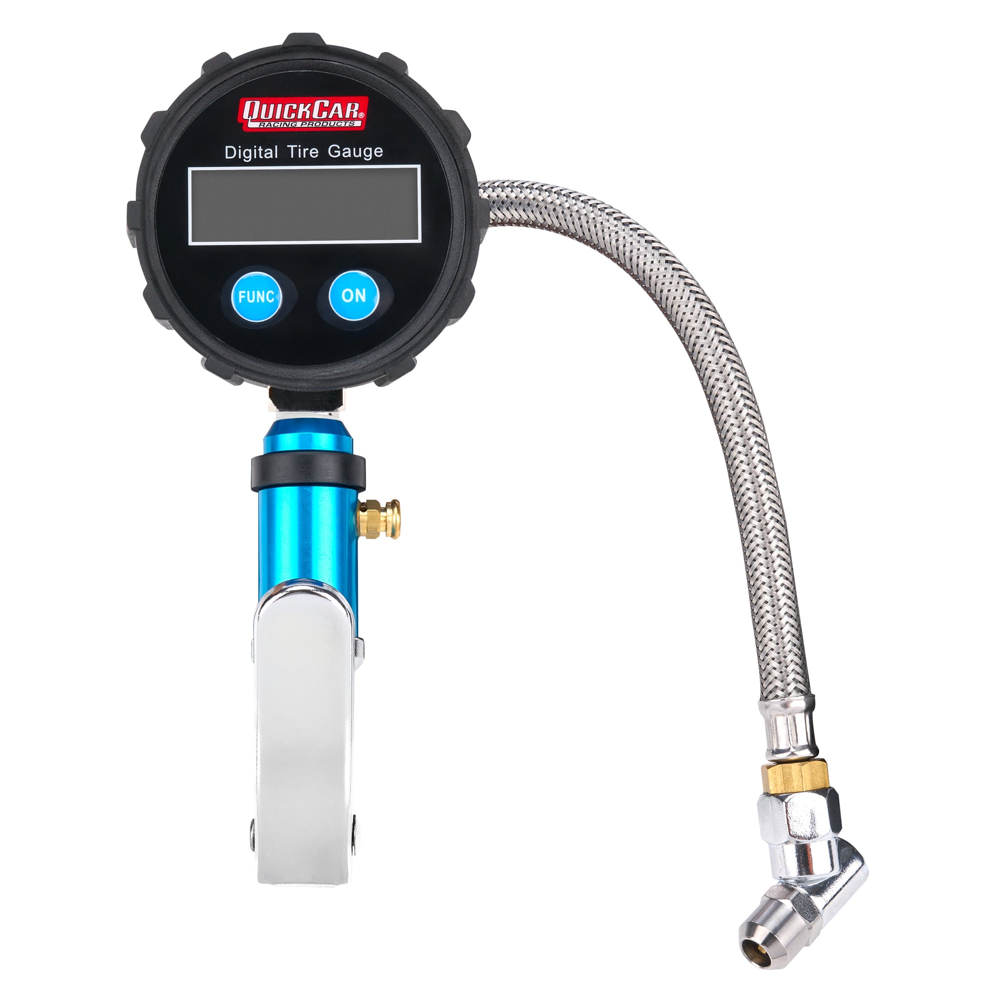 QuickCar Racing Products Tire Inflator 56-285 Digital Gauge for 0-60 PSI with 2-1/4 Inch Diameter Black Face