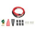 QUICKCAR RACING PRODUCTS Battery Cable Kit 2 Gauge, 6 Feet Red and 3 Feet Black with Top Mount Battery Terminals