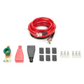 QuickCar Racing Products Battery Cable Kit 4 Gauge with 15ft Red and 2ft Black Cables, Top Mount Battery Terminals, Heat Shrink, Battery Disconnect Switch, and Terminal Covers