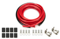 QUICKCAR Racing Products Battery Cable Kit 4 Gauge with Top Mount Copper Terminals, 15 ft Red and 2 ft Black Heat Shrink Included