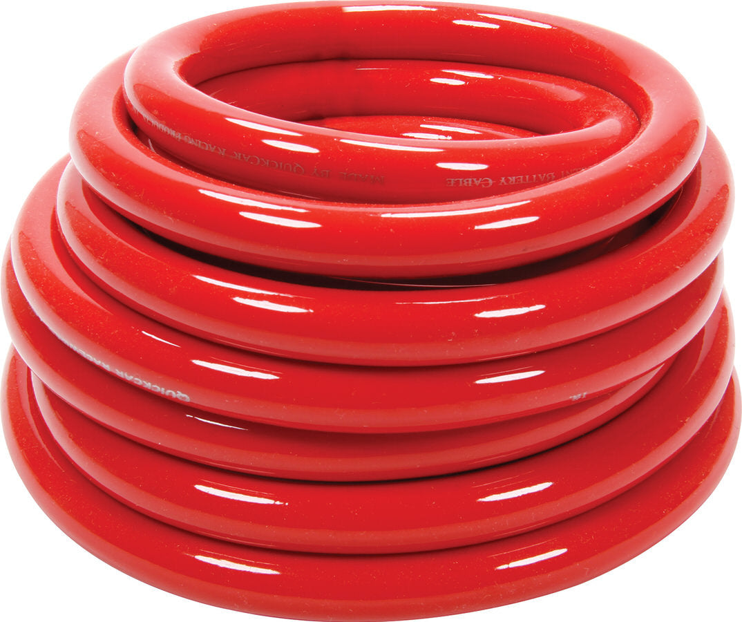 QUICKCAR RACING PRODUCTS 57-1521 Power Cable 2 Gauge Red 15 ft Copper Battery Cable