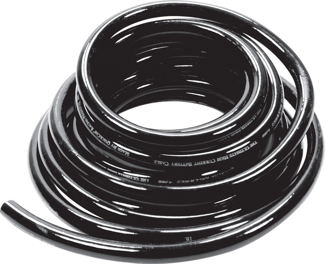 QUICKCAR Racing Products Power Cable 4 Gauge Black 15 Feet