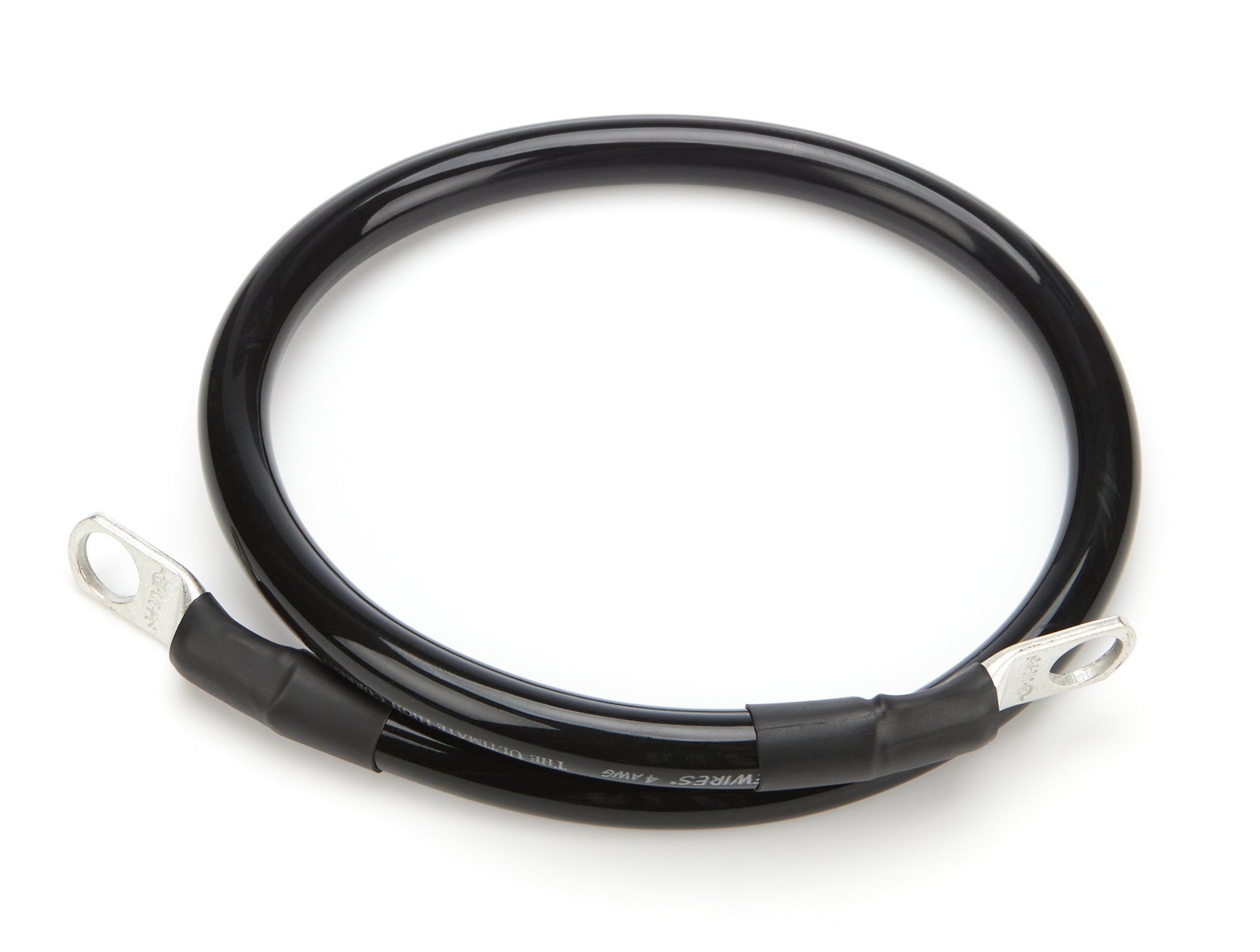 QUICKCAR RACING PRODUCTS 57-1809 Ground Cable, 4 Gauge, 18 Inch, Copper, Black