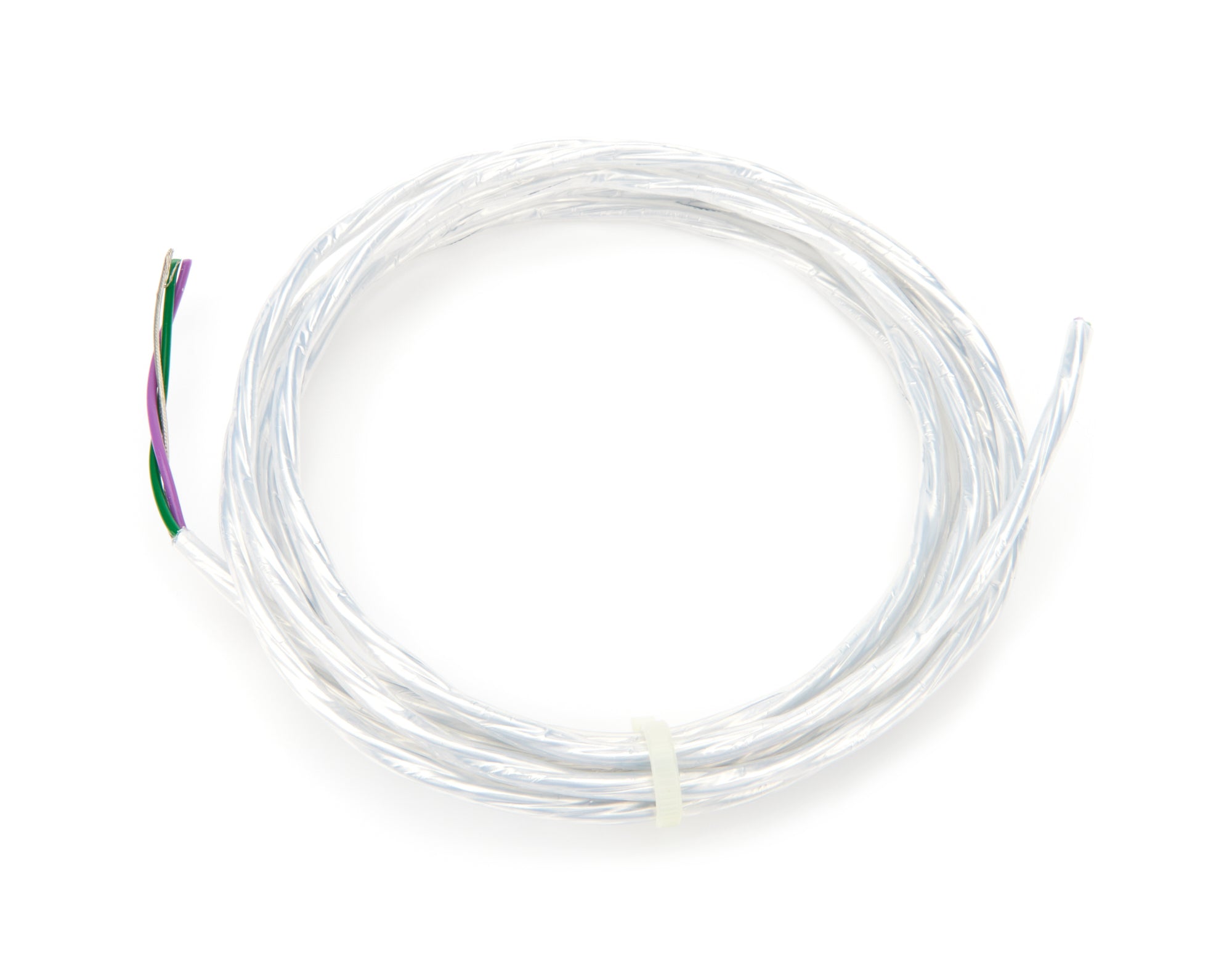 QUICKCAR RACING PRODUCTS 57-200-10 Shielded Distributor Wire, 16 Gauge, 10 Feet, 2 Conductor, Copper, Clear Plastic Insulation