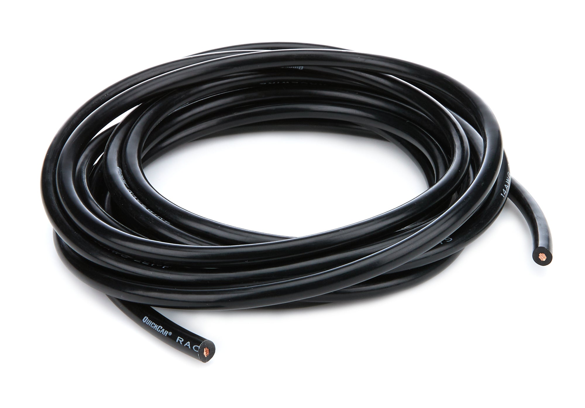 QUICKCAR RACING PRODUCTS 57-2031 14 Gauge Copper Wire with Silicone Insulation, 10 Feet, Black