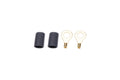 QuickCar Racing Products Ring Terminal 1/4 Inch, 18-22 Gauge Wire, Copper, Pair, Heat Shrink Included