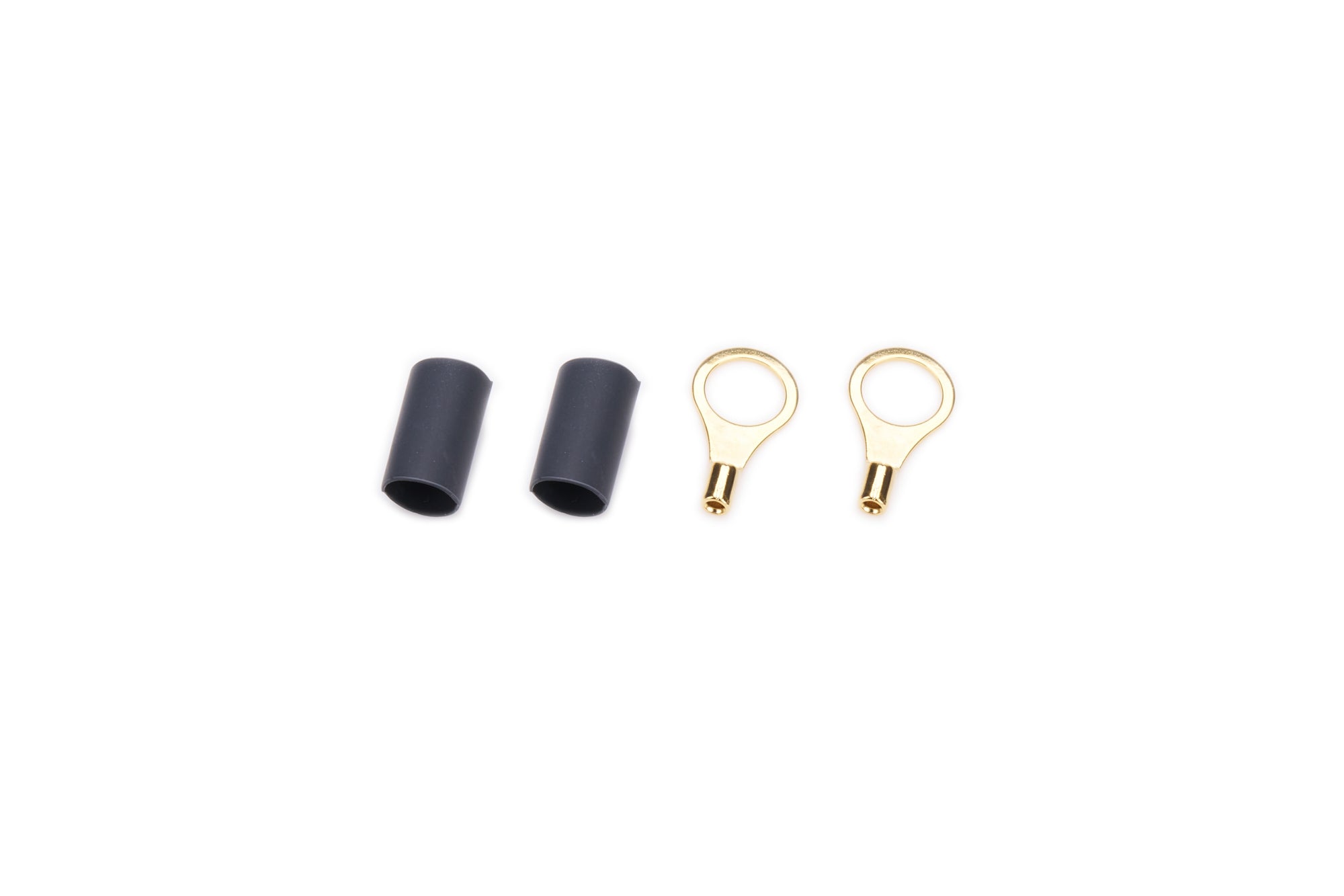 QuickCar Racing Products Ring Terminal 5/16 Inch 22-18 Gauge Copper Pair with Heat Shrink