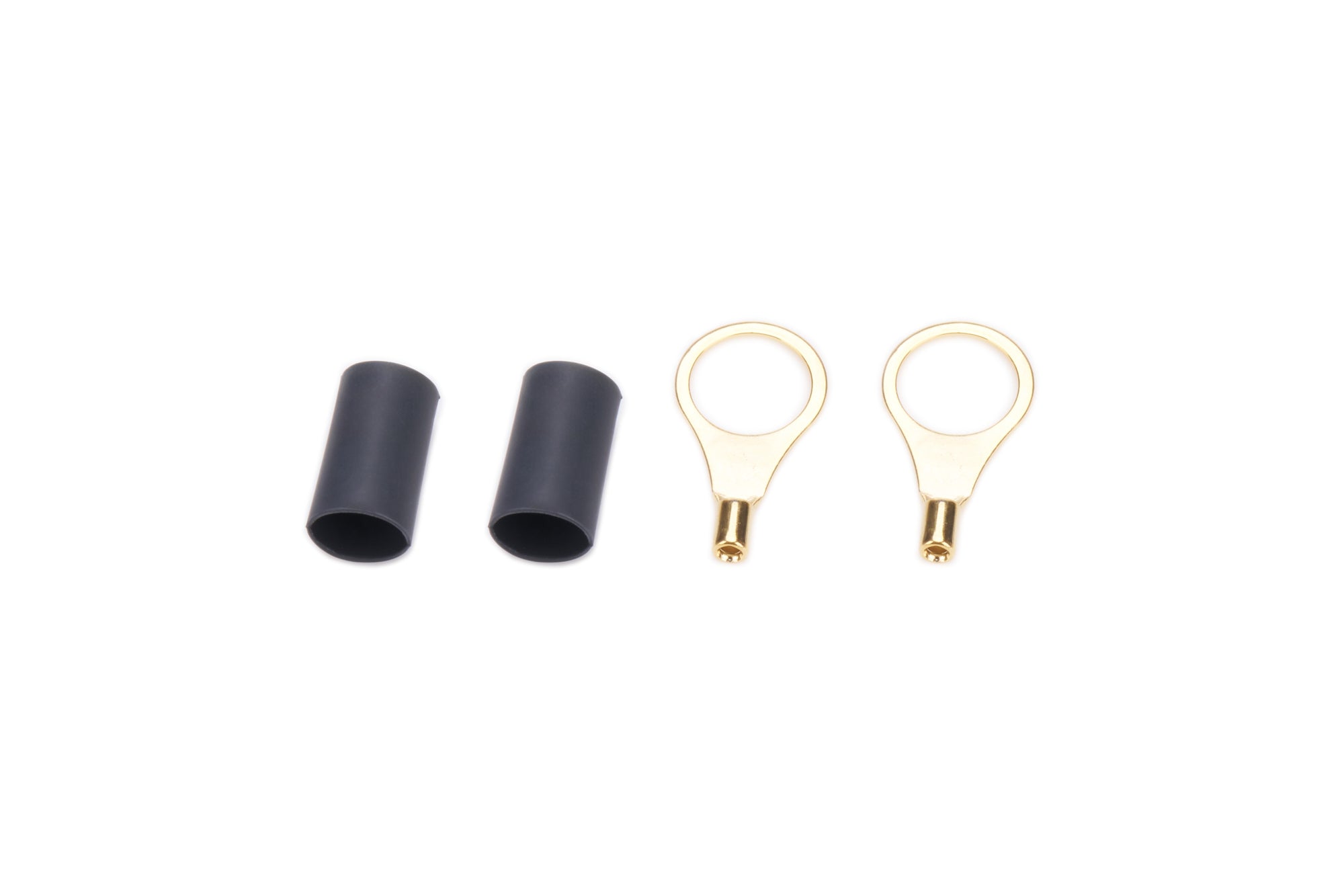 QuickCar Racing Products Ring Terminal 57-467, 3/8 Inch, 18-22 Gauge Copper with Heat Shrink, Pair