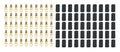QUICKCAR Racing Products Ring Terminal #8 14-16 Gauge Copper with Heat Shrink, Pack of 50