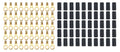 QUICKCAR RACING PRODUCTS Ring Terminal 3/8 Inch, 8-10 Gauge Copper Wire with Heat Shrink, Pack of 50