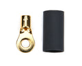 QUICKCAR RACING PRODUCTS Ring Terminal #10 Gauge Pair with Heat Shrink, Copper, 8-10 AWG Wire Compatibility