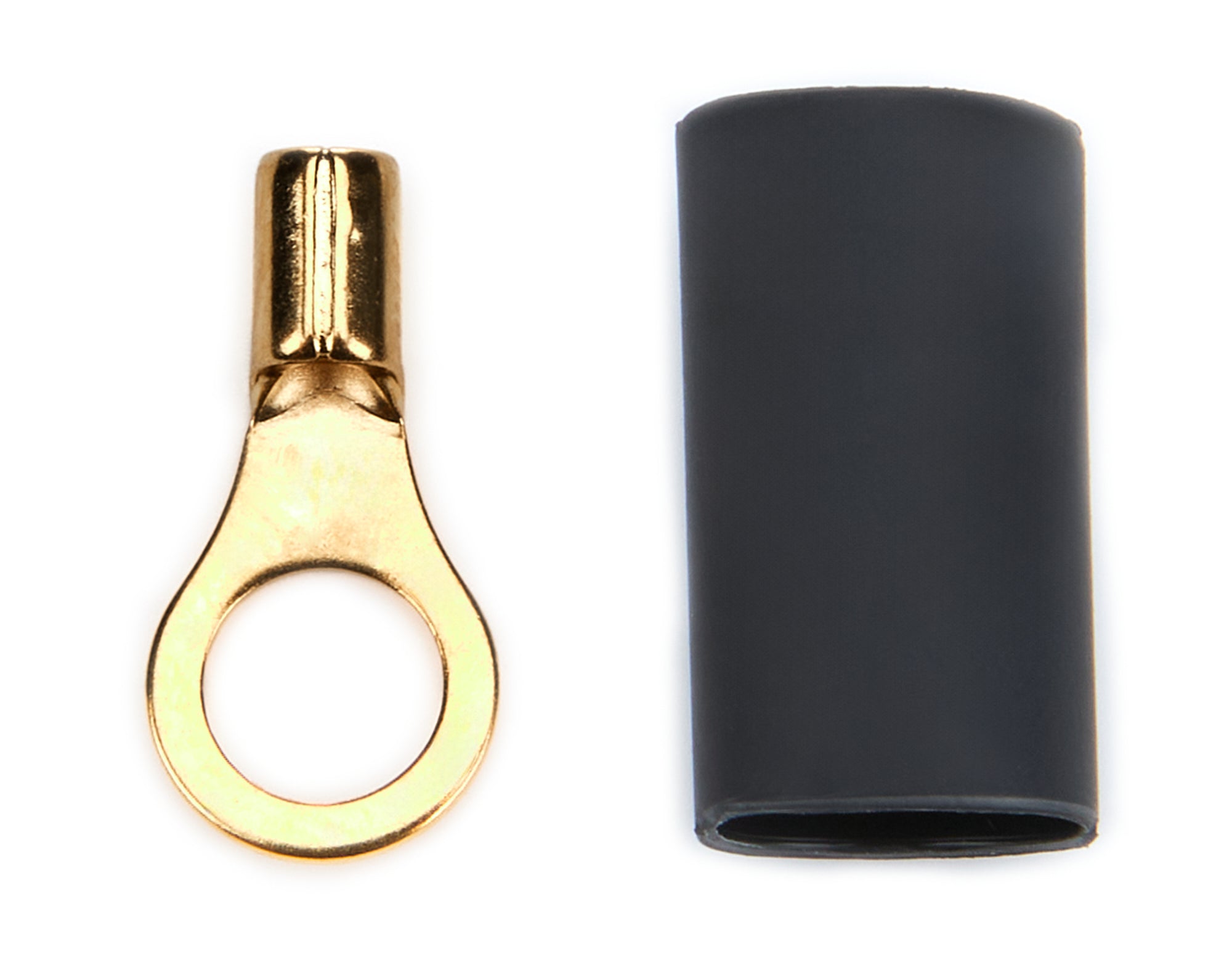 QUICKCAR RACING PRODUCTS Ring Terminal #10 22-16 Gauge Copper Pair with Heat Shrink