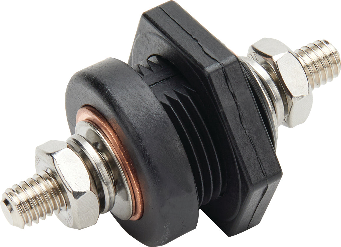 QuickCar Racing Products Battery Terminal Feed QRP57-700 with 1-1/4 Inch Diameter Bulkhead Connector and 3/8-16 Inch Stud