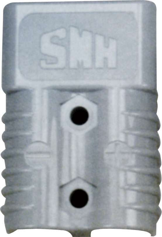 QUICKCAR RACING PRODUCTS QRP57-704 Battery Cable Quick Disconnect Plug, 8 Gauge, 50 Amp, 12V, Polycarbonate, Gray