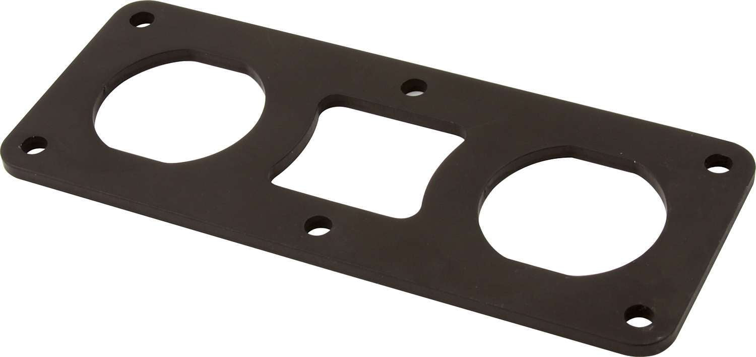 QuickCar Racing Products QRP57-708 Remote Charge Post Bracket Flat Aluminum Black Anodized