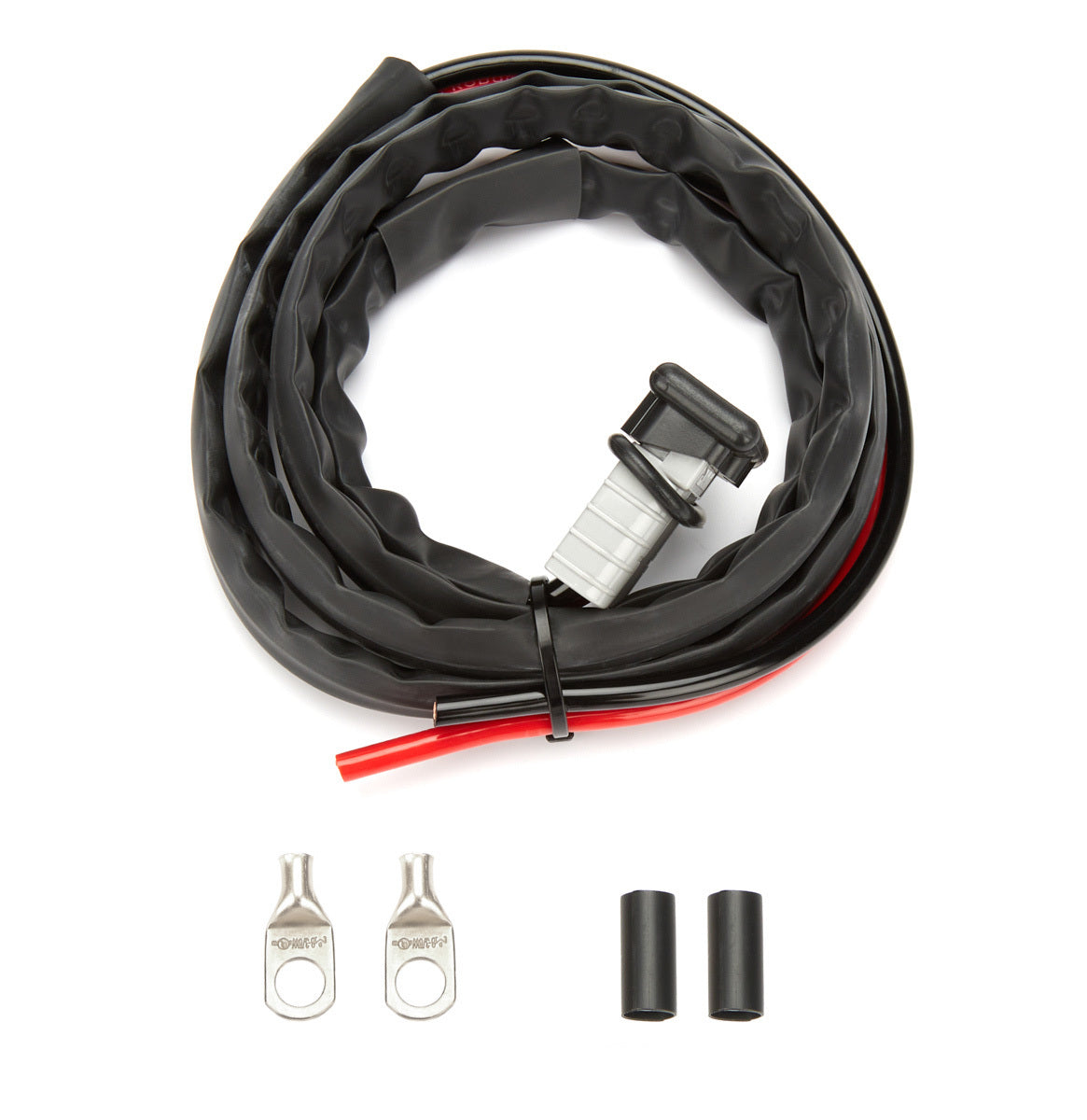 QuickCar Racing Products QRP57-714 Remote Battery Cable Kit, 8 Gauge Copper Wires, 6 Feet Red and Black with Connectors and Heat Shrink
