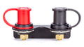 QUICKCAR RACING PRODUCTS QRP57-719 Battery Charging Posts Pair with Bent Mounting Bracket and Rubber Caps