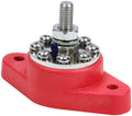 QUICKCAR RACING PRODUCTS Power Distribution Post 57-805 Red, 8-Post Panel Mount Junction Box