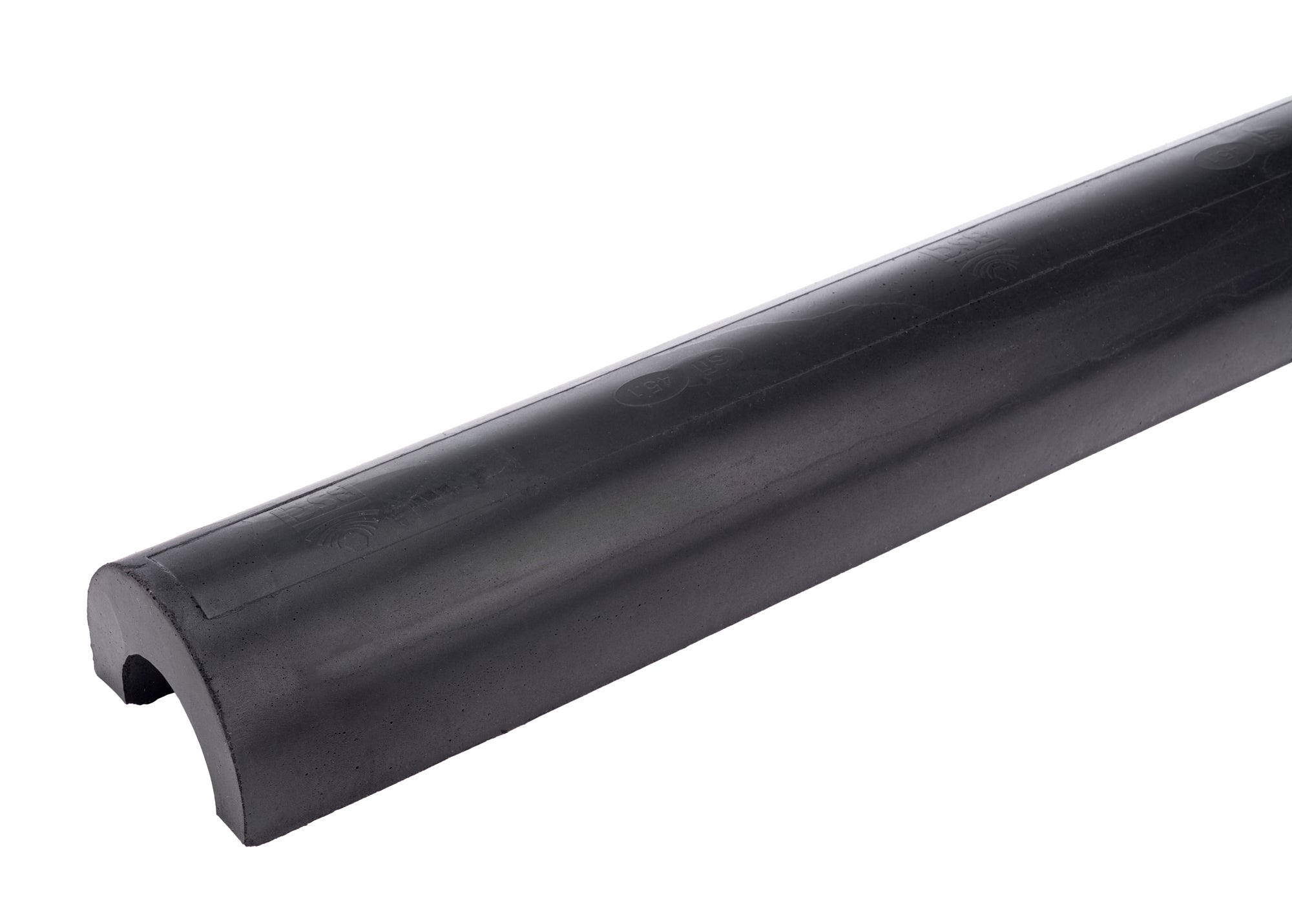 QUICKCAR RACING PRODUCTS QRP58-211 SFI 1/2 Round Roll Bar Padding, 36 Inches Long, 1-5/8 to 2 Inch Tube Diameter, C-Shaped, Self-Adhesive, Black
