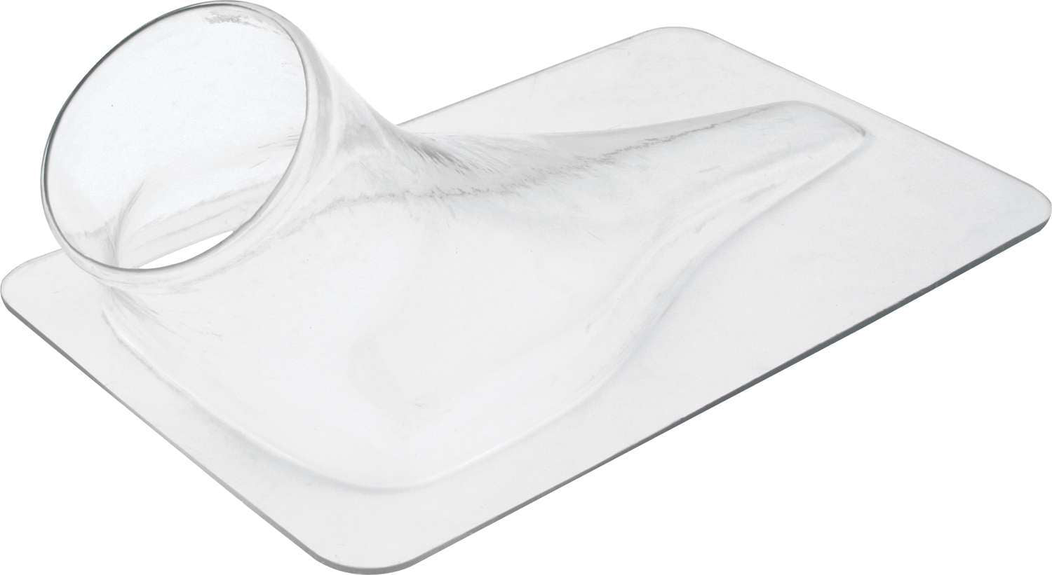 QuickCar Racing Products QRP60-000 NACA Duct Clear Single, 3-Inch Tube, Driver and Passenger Side, 10.625 Inches Long by 6 Inches Wide
