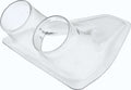 QuickCar Racing Products QRP60-010 NACA Duct Dual 3-Inch Tube Clear Body Mount Air or Brake Duct