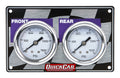 QuickCar Racing Products 61-103 Mini Brake Bias Gauge Panel Horizontal 0-1000 psi Dual Mechanical Analog
