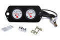 QuickCar Racing Products QRP61-2204 Gauge Panel Assembly with Oil Pressure and Water Temperature, 2-1/16 Inch White Face