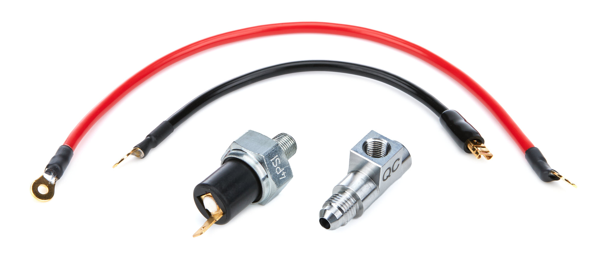 QuickCar Racing Products QRP61-619 Warning Light Sender Kit for Fuel Pressure Monitoring, 4 PSI, 1/8 Inch NPT Male Connection