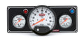 QuickCar Racing Products 61-6731 Gauge Panel Assembly with Oil Pressure, Water Temperature, and 5-Inch Tachometer, Silver Face with Warning Light