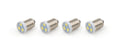 QuickCar Racing Products QRP61-698 LED Light Bulb Set of 4, White, for Gauges and Warning Lights