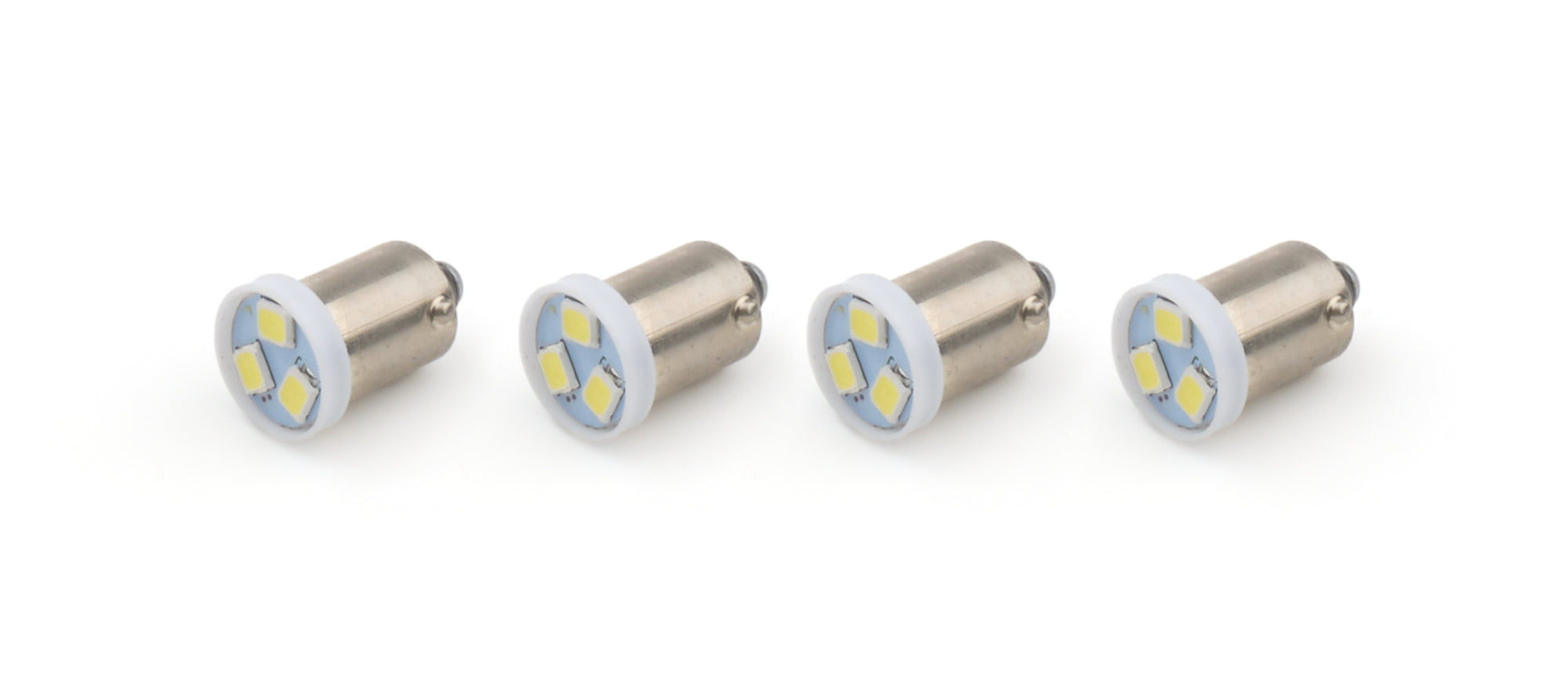 QuickCar Racing Products QRP61-698 LED Light Bulb Set of 4, White, for Gauges and Warning Lights