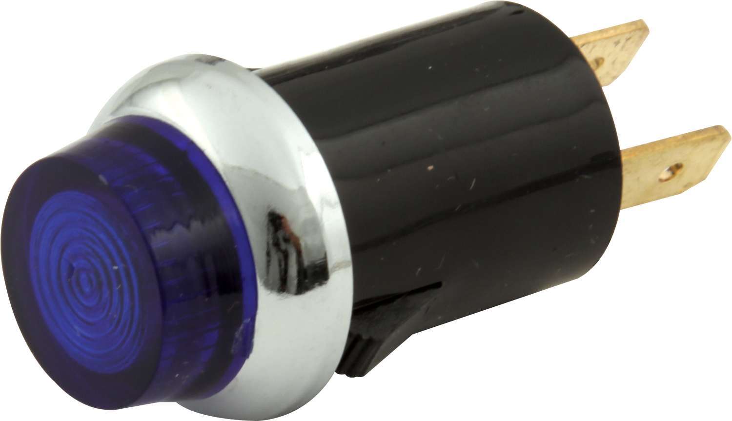 QuickCar Racing Products Warning Light 12V Blue 3/4 Inch Diameter