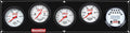 QuickCar Racing Products QRP61-7052 Extreme 4-1 Panel with Tachometer, Oil Pressure, Water Temperature, Water Pressure, Fuel Pressure, and Warning Lights, 2-5/8 Inch White Face