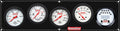 QuickCar Racing Products QRP61-7057 Extreme 4-1 Panel with Tachometer, Oil Pressure, Oil Temperature, Water Temperature, Volt Meter, Warning Light, 2-5/8 Inch Diameter, White Face